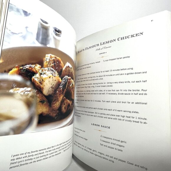 Raos Cookbook Hardcover By Frank Pellegrino 1998 - Picture 5 of 7